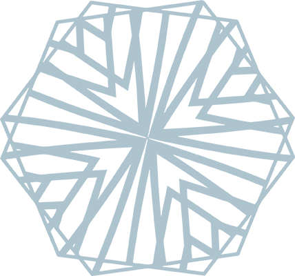 Logosymbol i lys blå farve for Fysioterapeut Psykoterapeut og TRE behandler Louise Møldrup